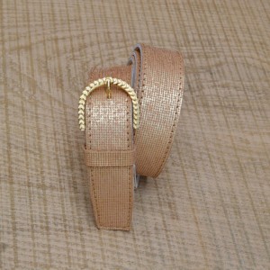 CEINTURE CUIR DORE | La classique